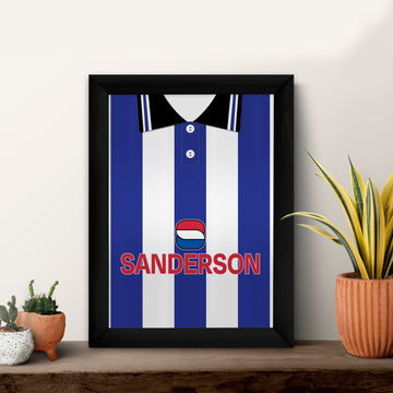 Wednesday 1997 Home Retro Shirt - A4 Personalised Metal Sign Plaque - Frame Options Available