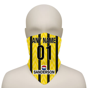 Wednesday 1992 Away Shirt - Personalised Retro Football Snood Scarf