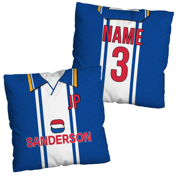 Wednesday 1995 Home Shirt - 45cm or 61cm Retro Cushion