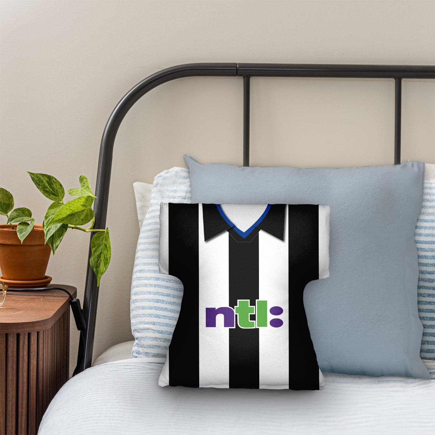 Newcastle 2001 Home - Retro  Shirt Cushion