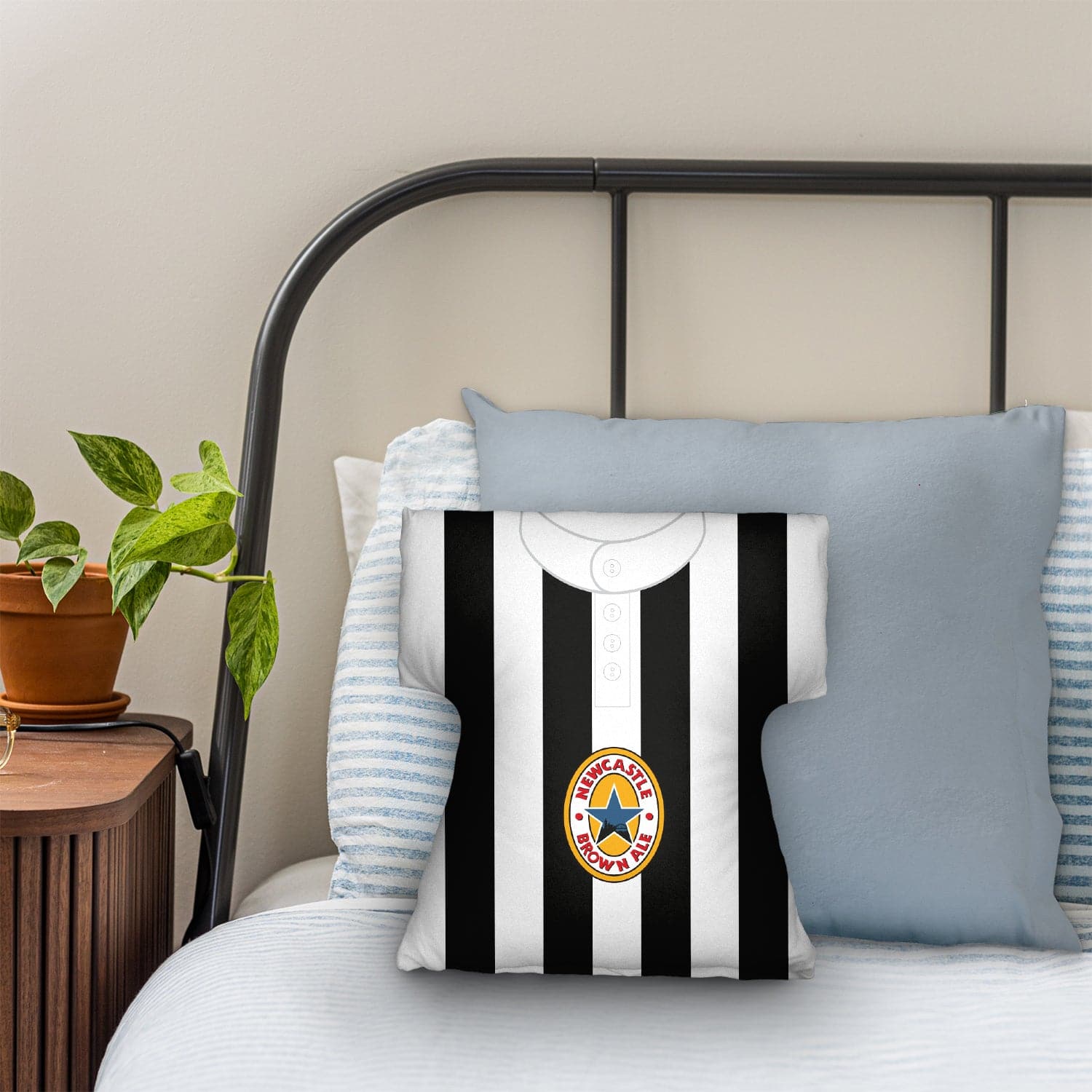 Newcastle 1996 Home - Retro  Shirt Cushion