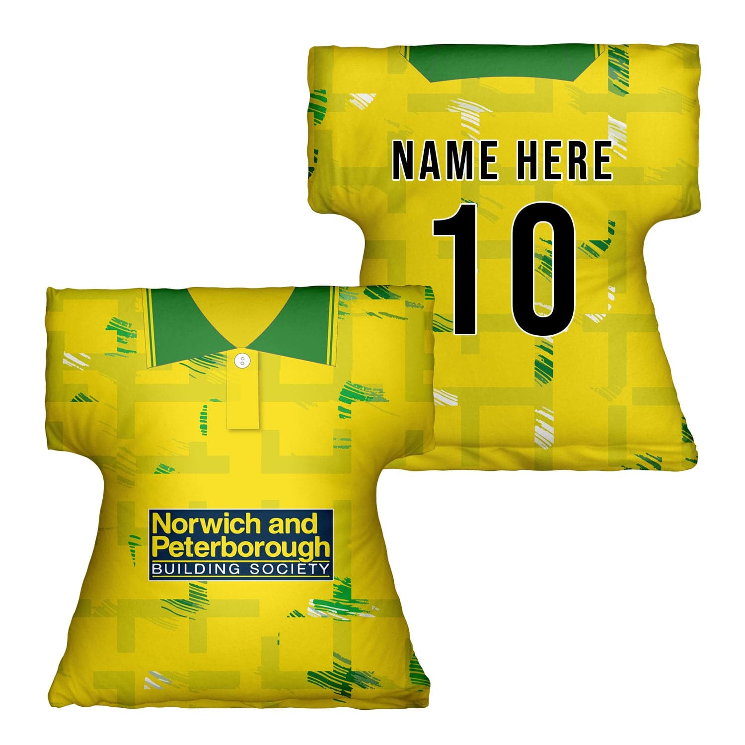 Norwich 1994 Home - Retro  Shirt Cushion