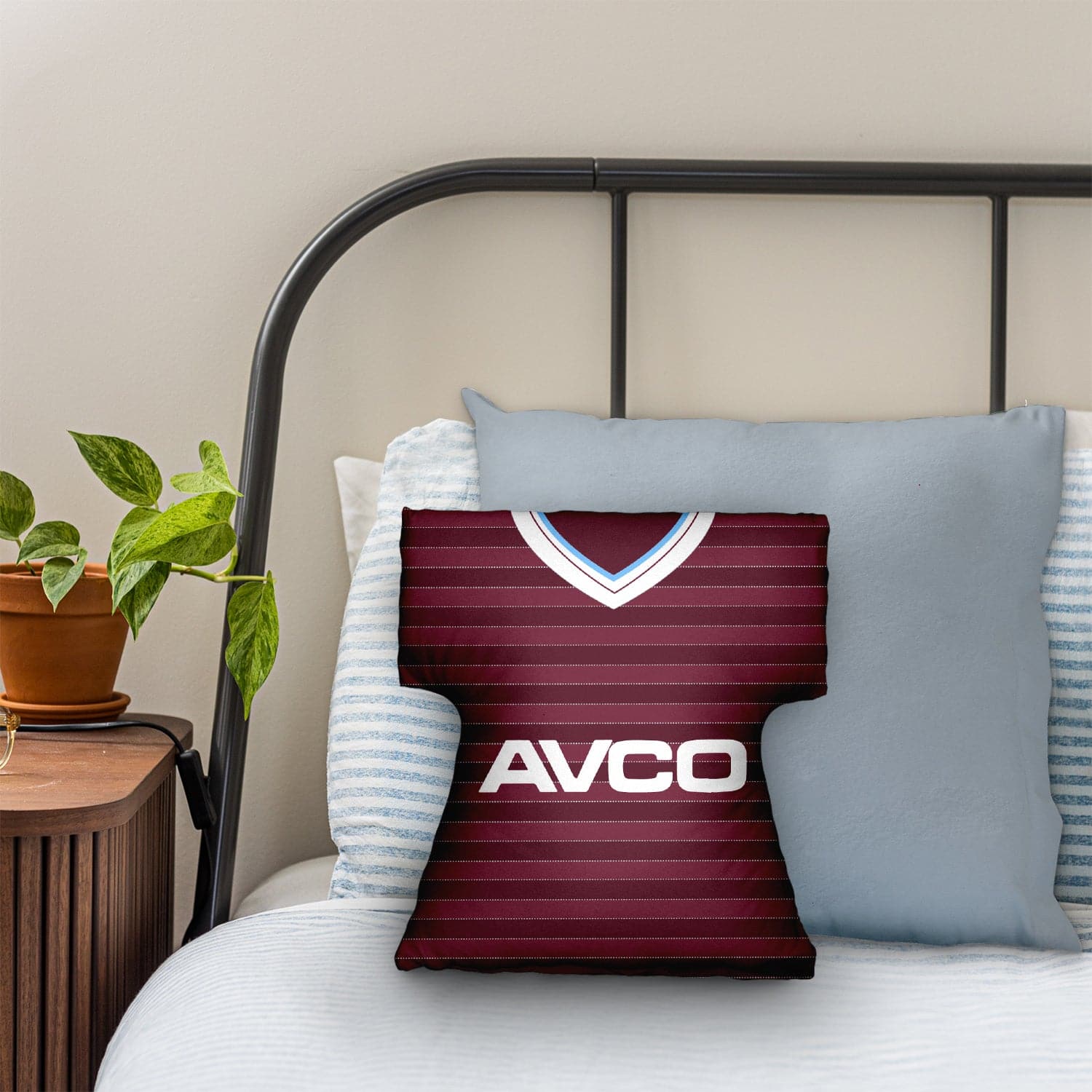 West Ham 1986 Home - Retro  Shirt Cushion