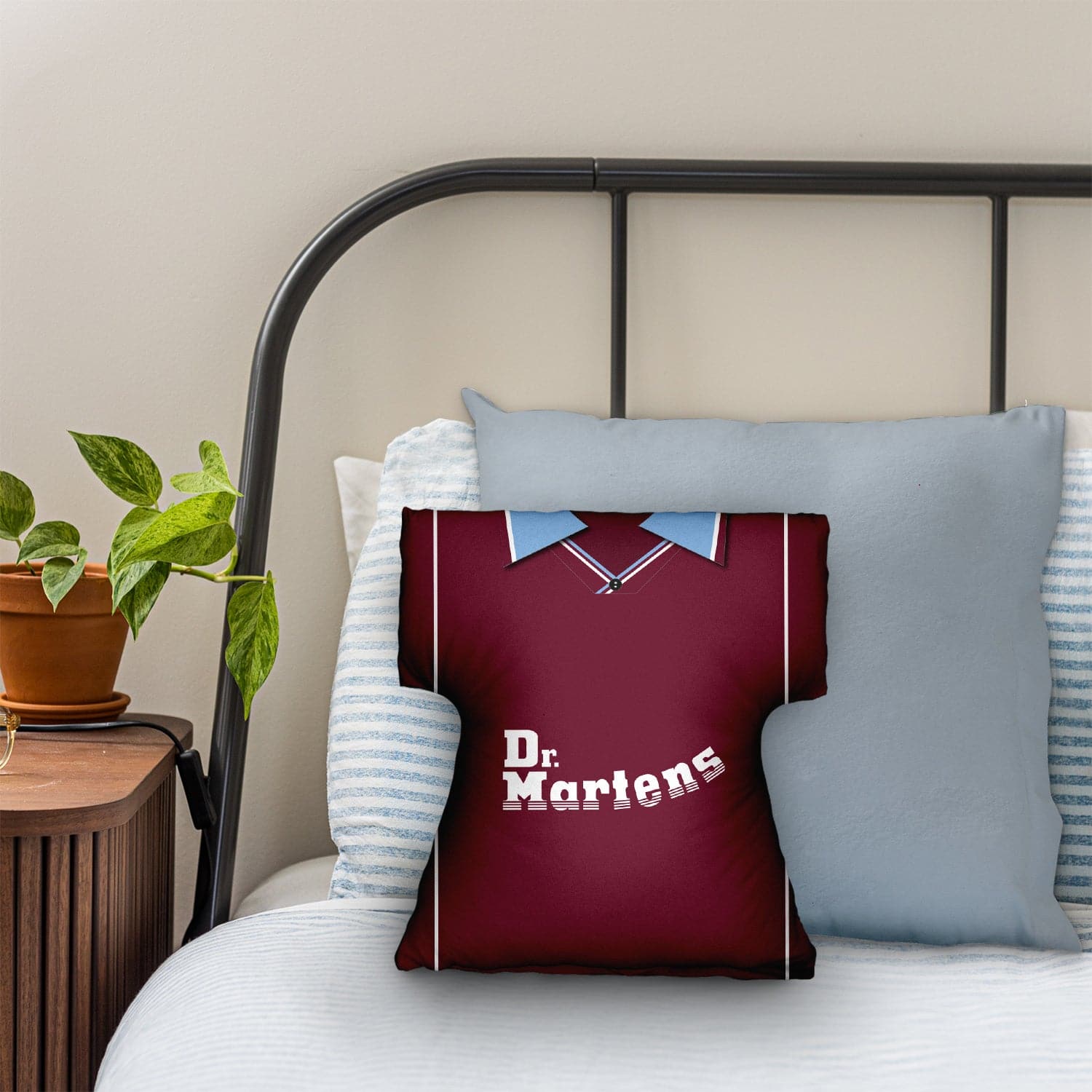 West Ham 2000 Home - Retro  Shirt Cushion