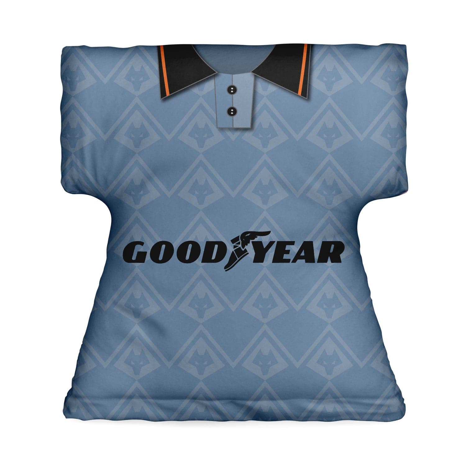 Wolves 1992 Away - Retro  Shirt Cushion