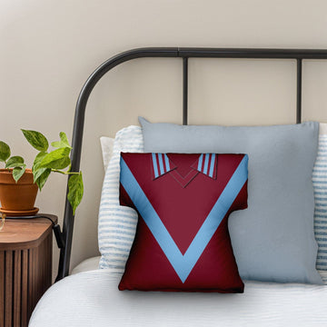 Burnley 1975 Home - Retro  Shirt Cushion