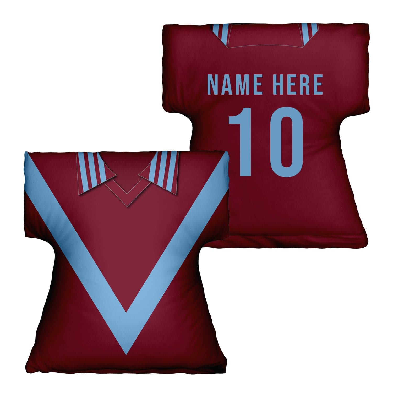 Burnley 1975 Home - Retro  Shirt Cushion