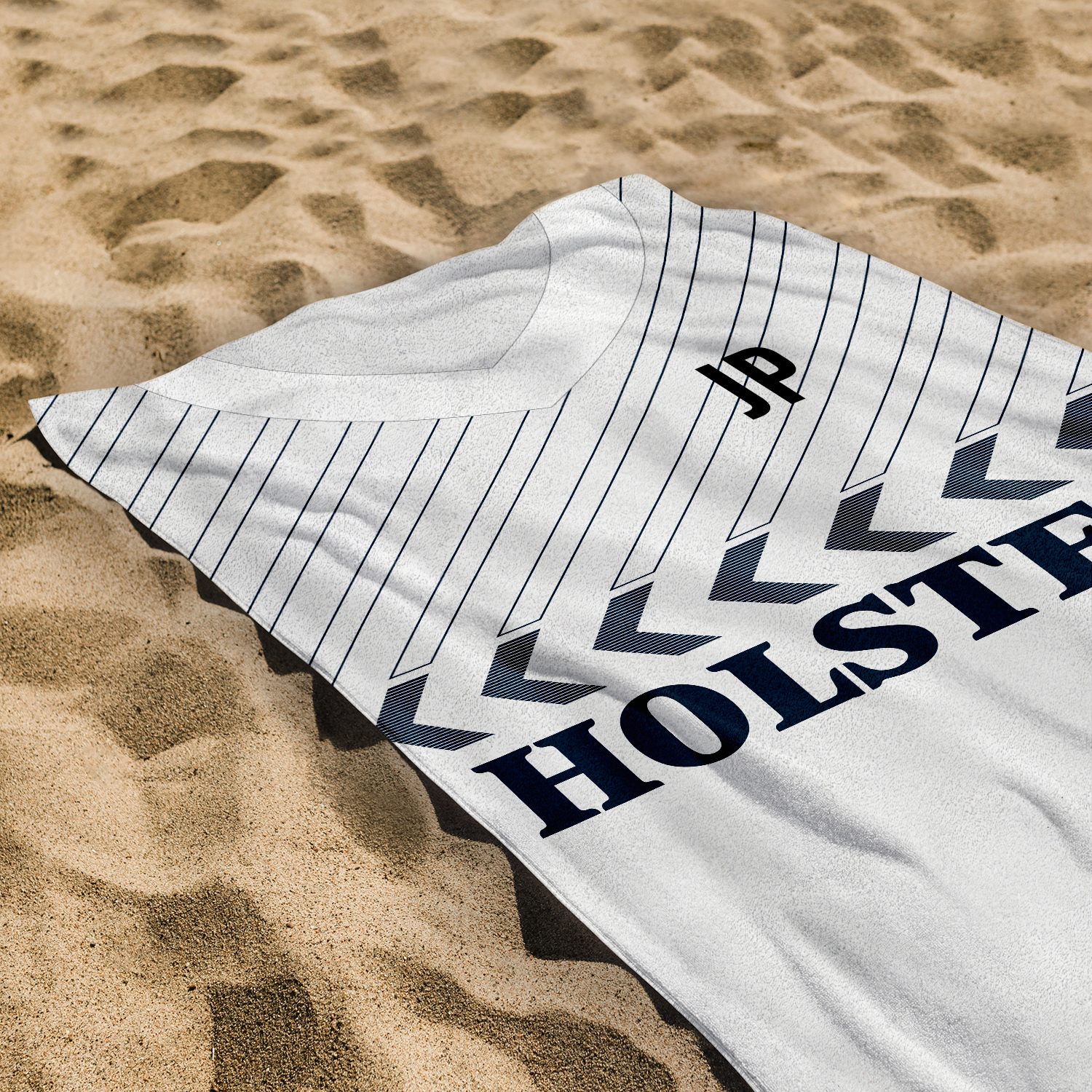 Tottenham Hotspur - 1986 Home Shirt - Personalised Vintage Beach Towel