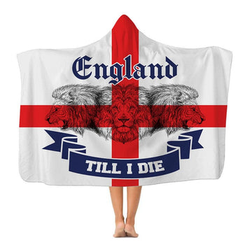 England - Till I Die - Roaring Lions - Hooded Blanket