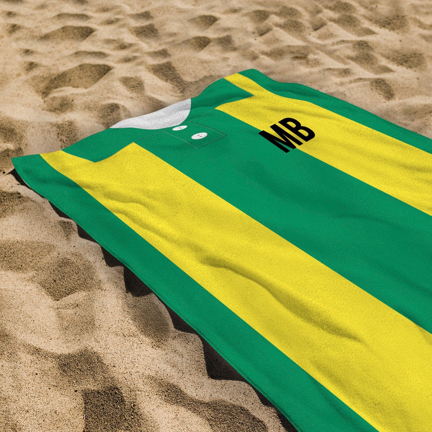 West Brom - 1978 Away Shirt - Personalised Retro Beach Towel