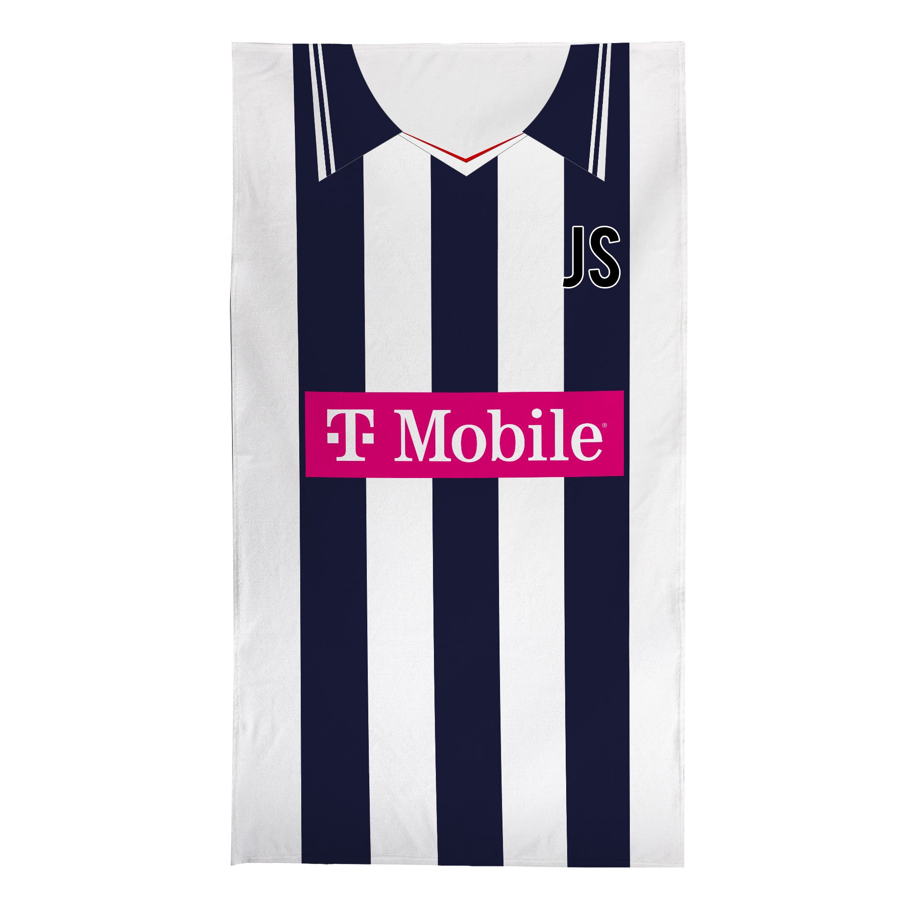 West Brom - 2007 Home Shirt - Personalised Retro Beach Towel