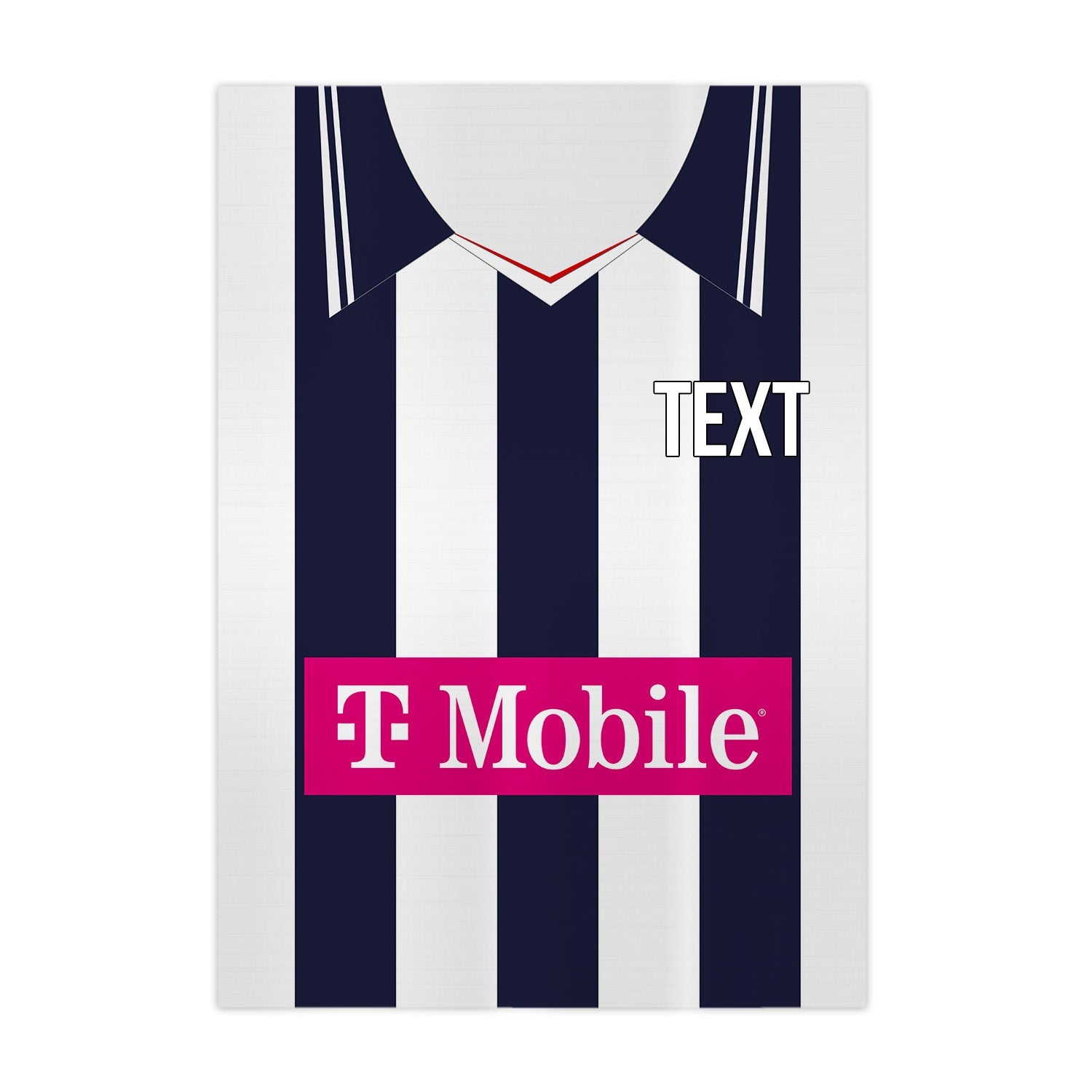 Personalised West Brom - 2007 Home Shirt - A4 Metal Sign Plaque - Frame Options Available