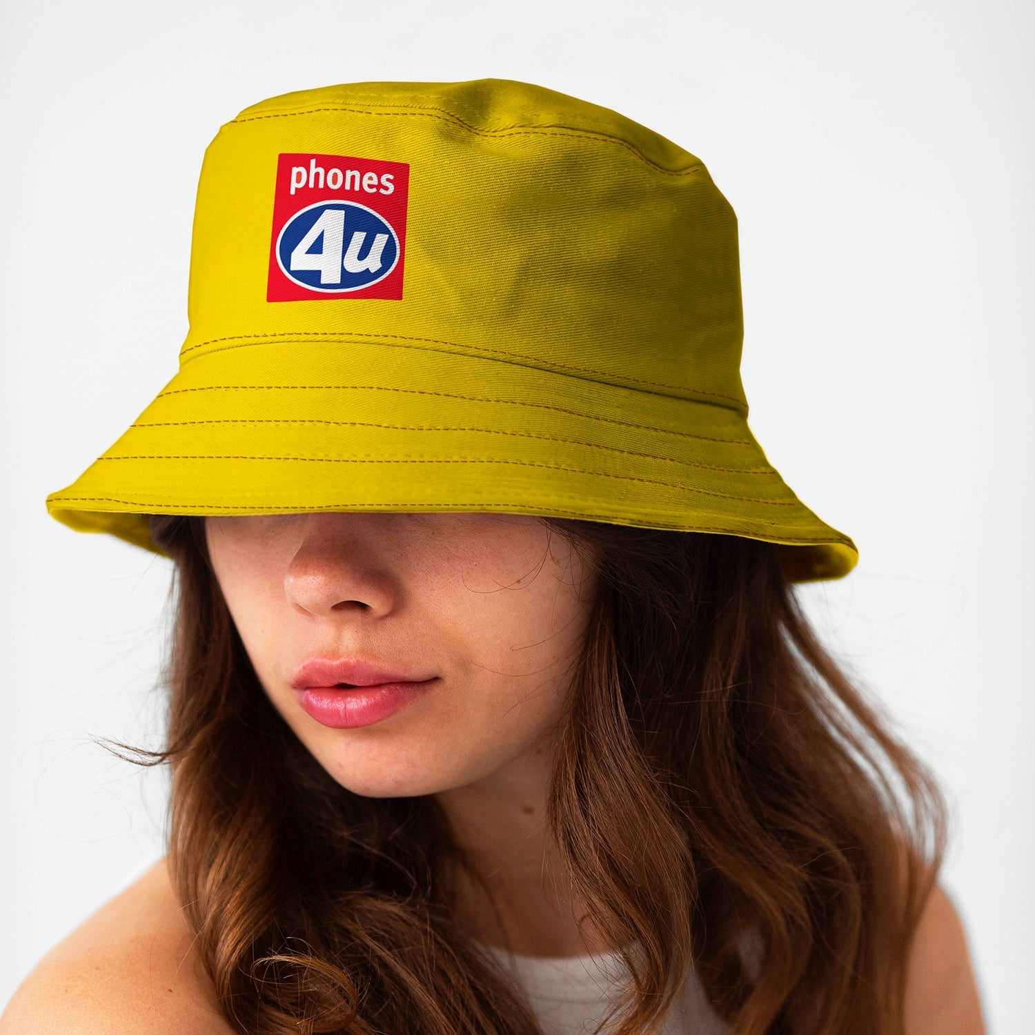 Watford 1999 Home Bucket Hat on woman's head