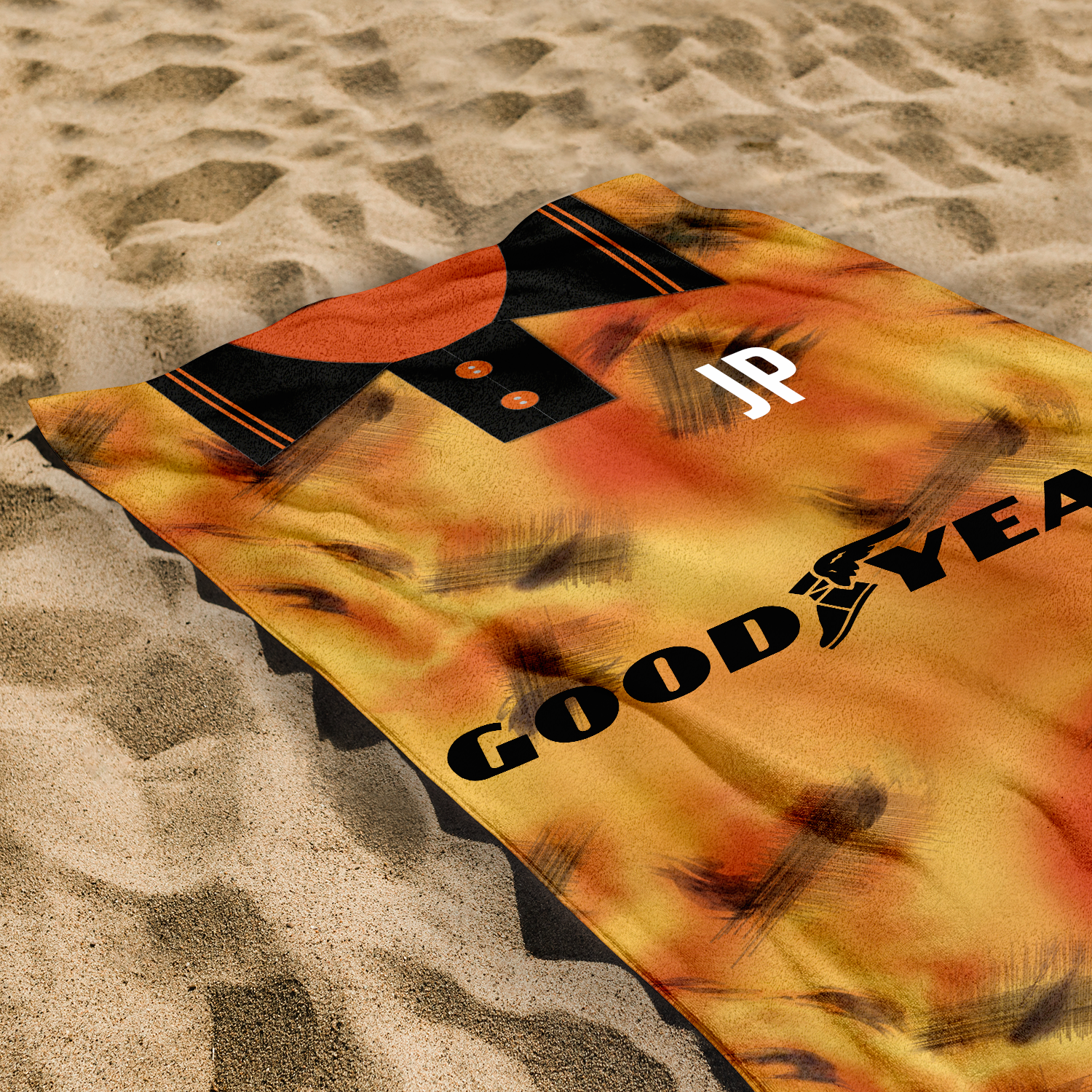 Wolves - 1993 Home Shirt - Personalised Vintage Beach Towel 