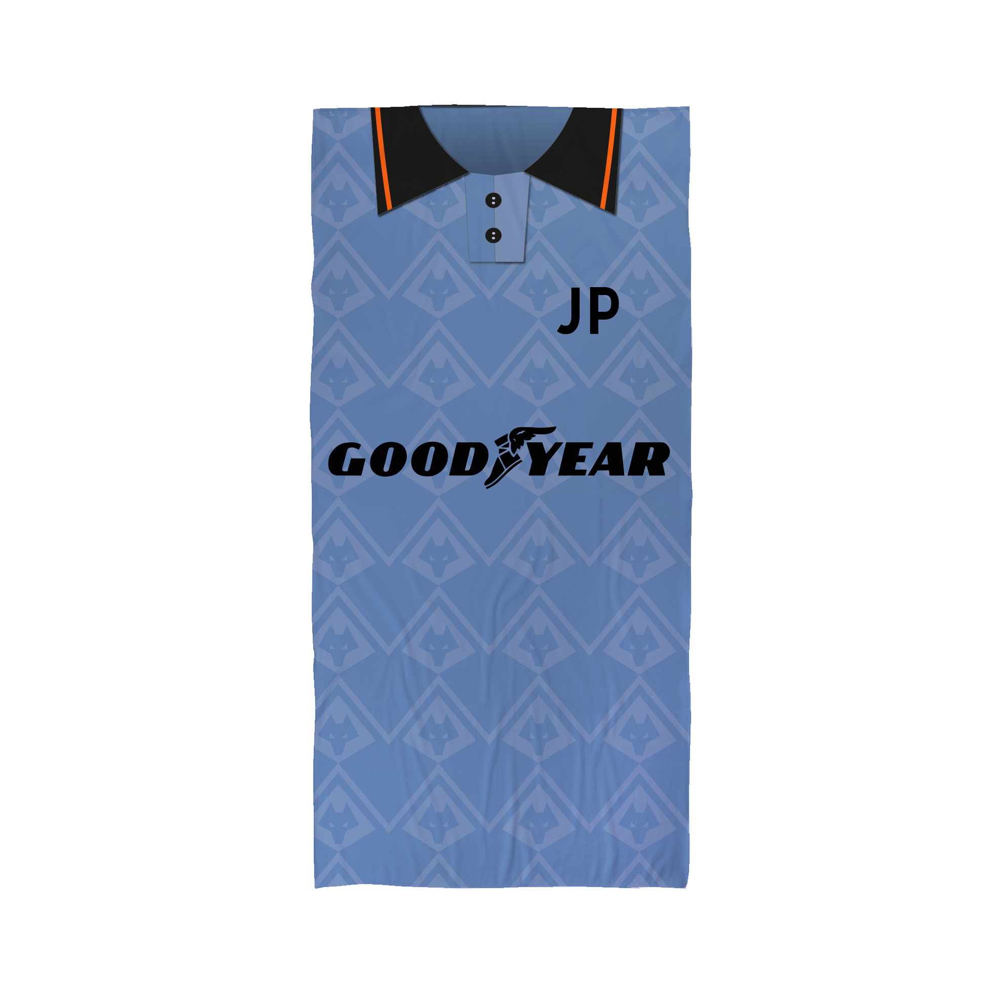 Wolves - 1992 Away Shirt - Personalised Vintage Beach Towel