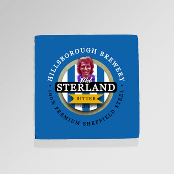 Wednesday Sterland - Football Coaster - Square Or Circle